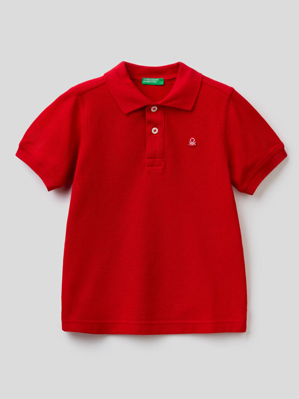 Polo in organic cotton pique image number 1