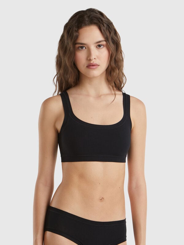 Brassière aus superstretchiger Bio-Baumwolle Damen