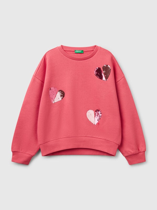 Sweatshirt with sequins Junior Girl