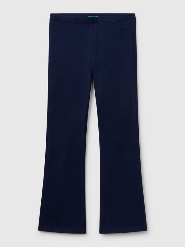 Legging évasé en coton stretch Filles