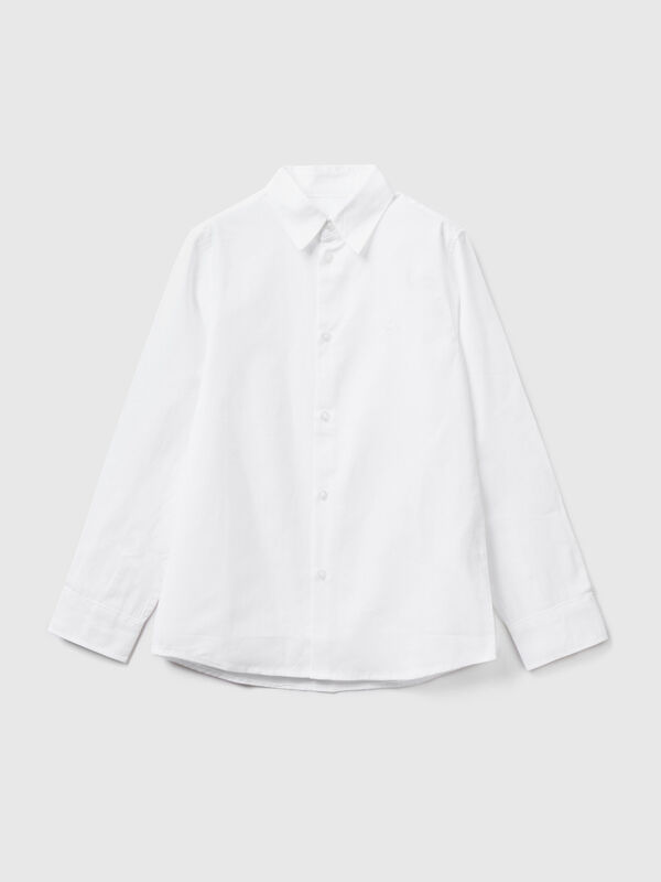 Chemise classique en pur coton