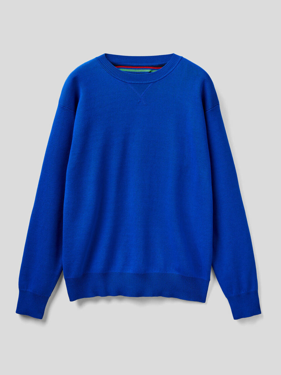 Reversible sweater in tricot cotton image number 1