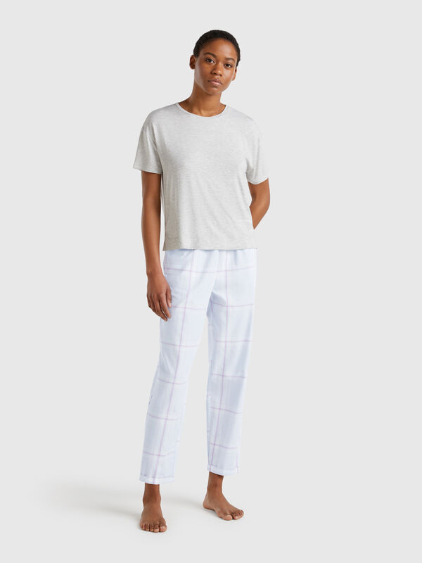 Pantalon à carreaux Femme