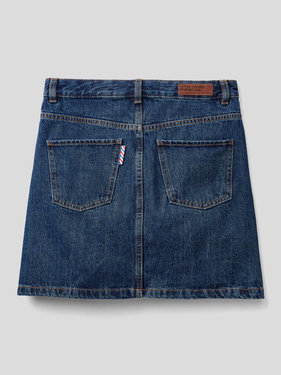 Mini-jupe en jeans 100% coton image number 2