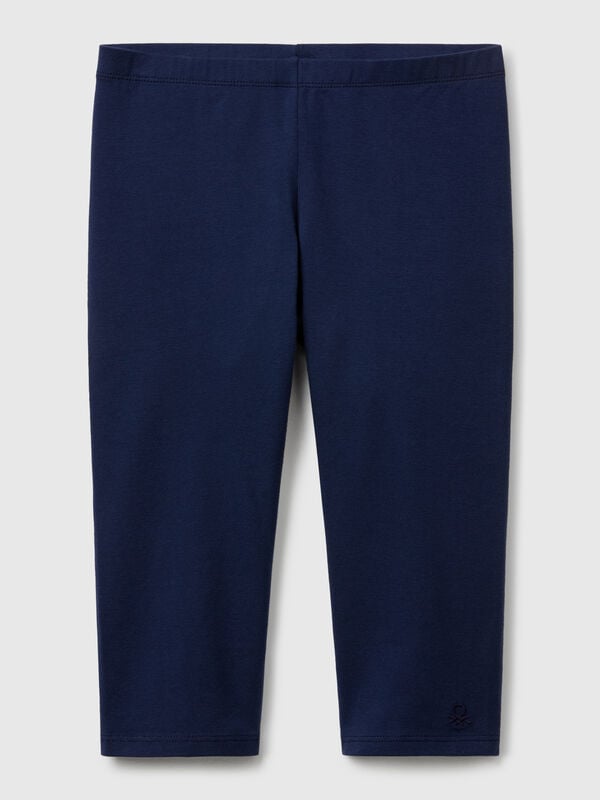 Knielange Leggings aus Stretch-Baumwolle Mädchen