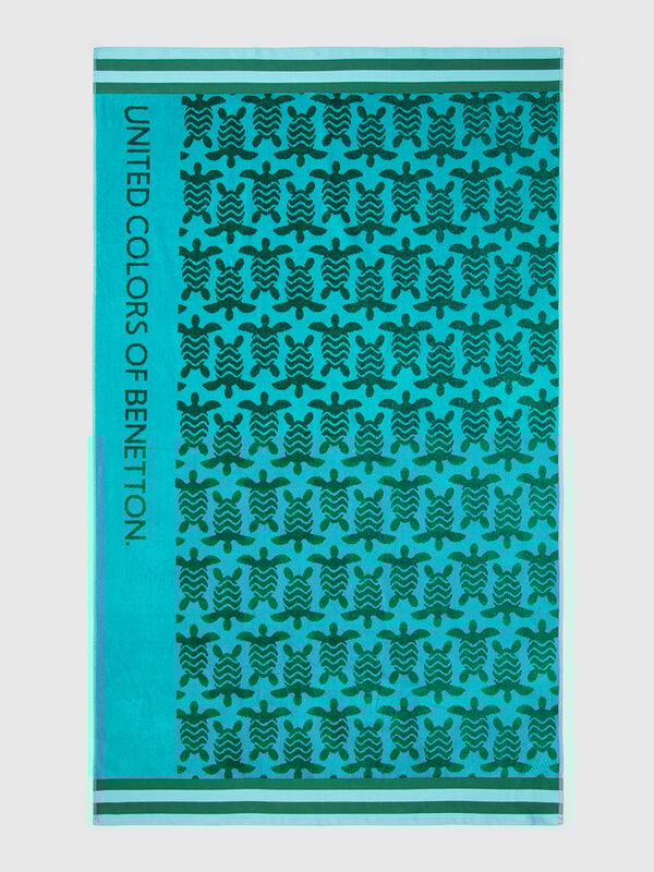 Serviette de plage à motif floral