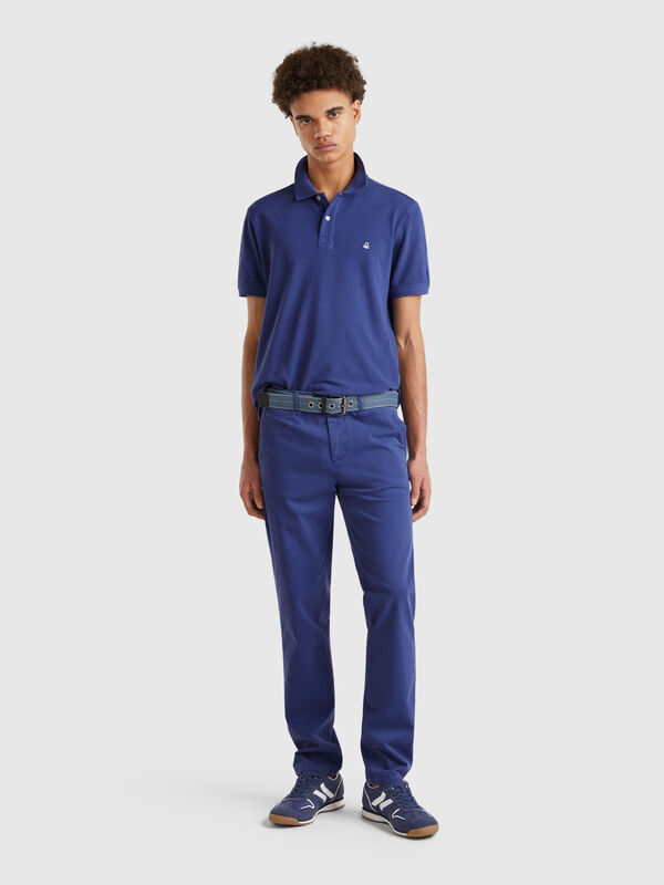 Chinohose slim fit in Blau Herren