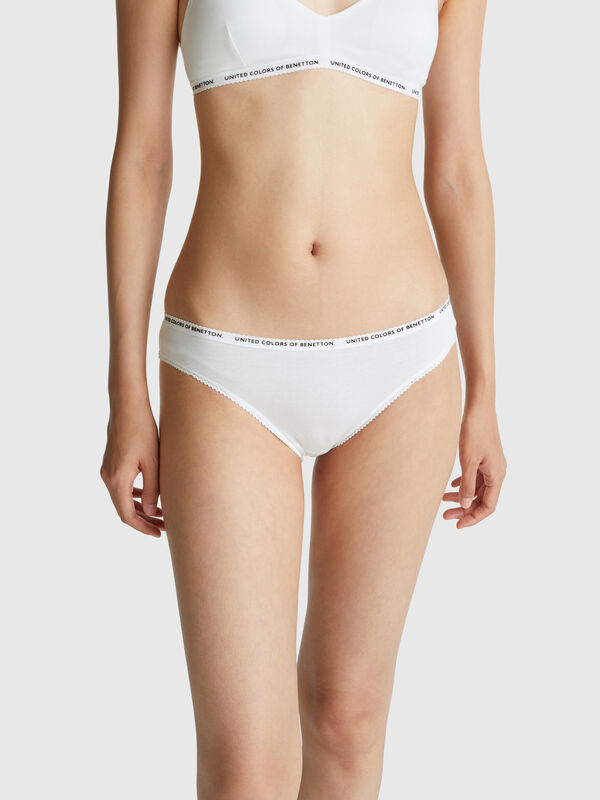 Slip aus elastischer Baumwolle Damen