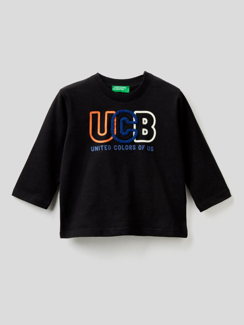 Long sleeve 100% organic cotton t-shirt image number 1