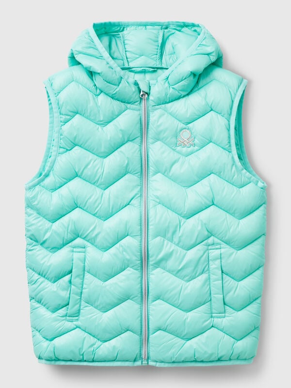 Gilet rembourré avec capuche Filles