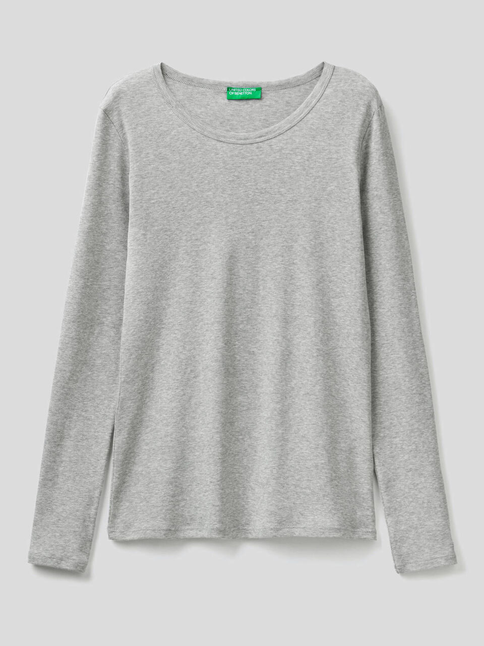Long sleeve pure cotton t-shirt image number 1