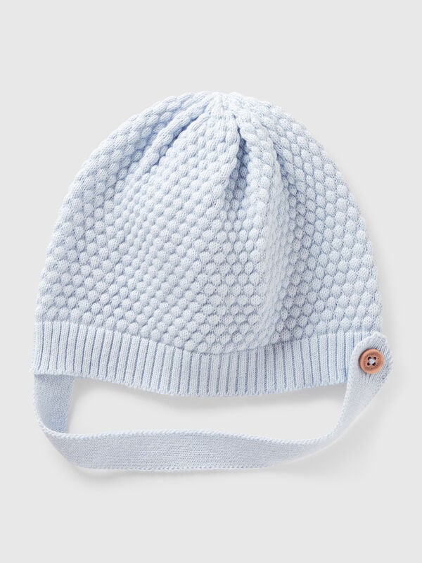 100% cotton knit hat New Born (0-18 months)