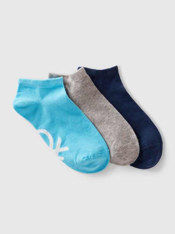 Trois paires de chaussettes logo Garçon