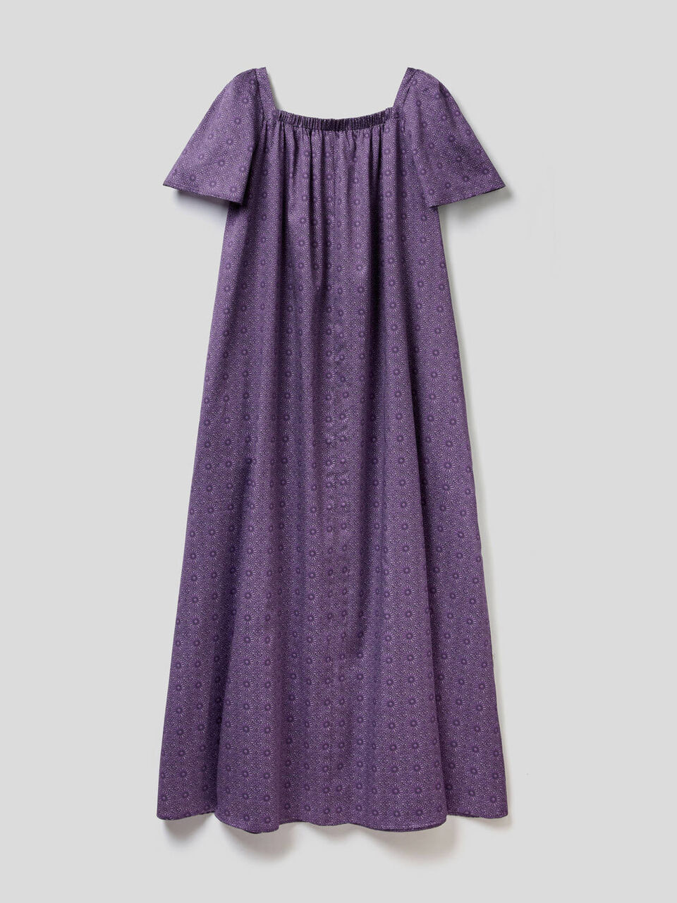 Langes Kleid aus Baumwolle mit Print image number 2
