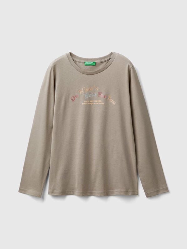 Long sleeve organic cotton t-shirt Junior Girl