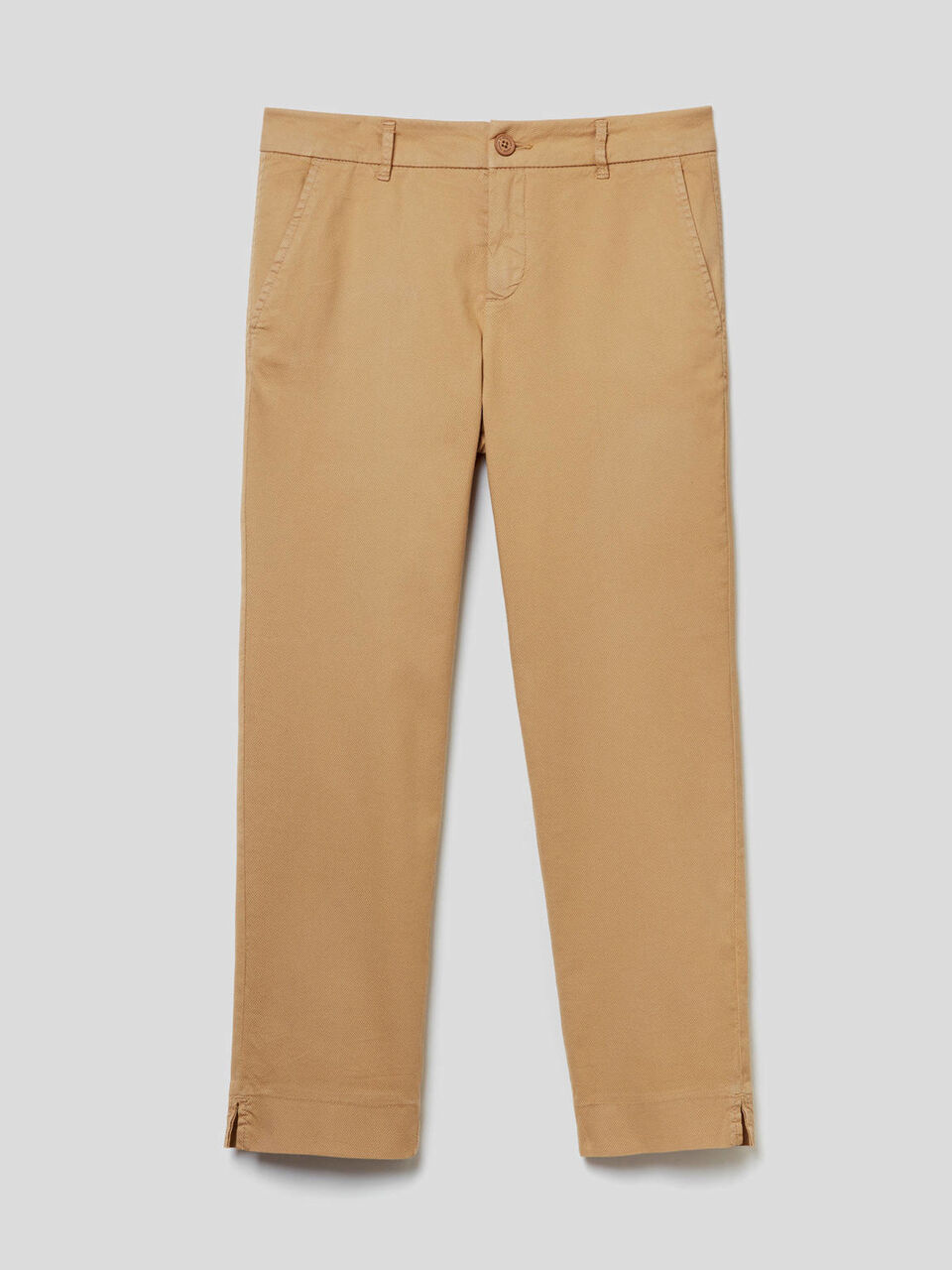 Cropped-Chinos aus stretchiger Baumwolle image number 1