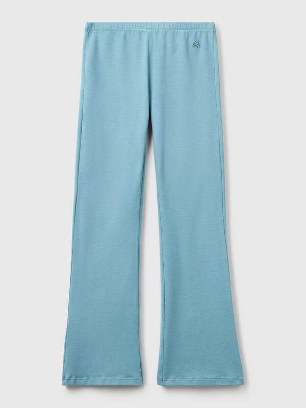 Legging évasé en coton stretch Filles