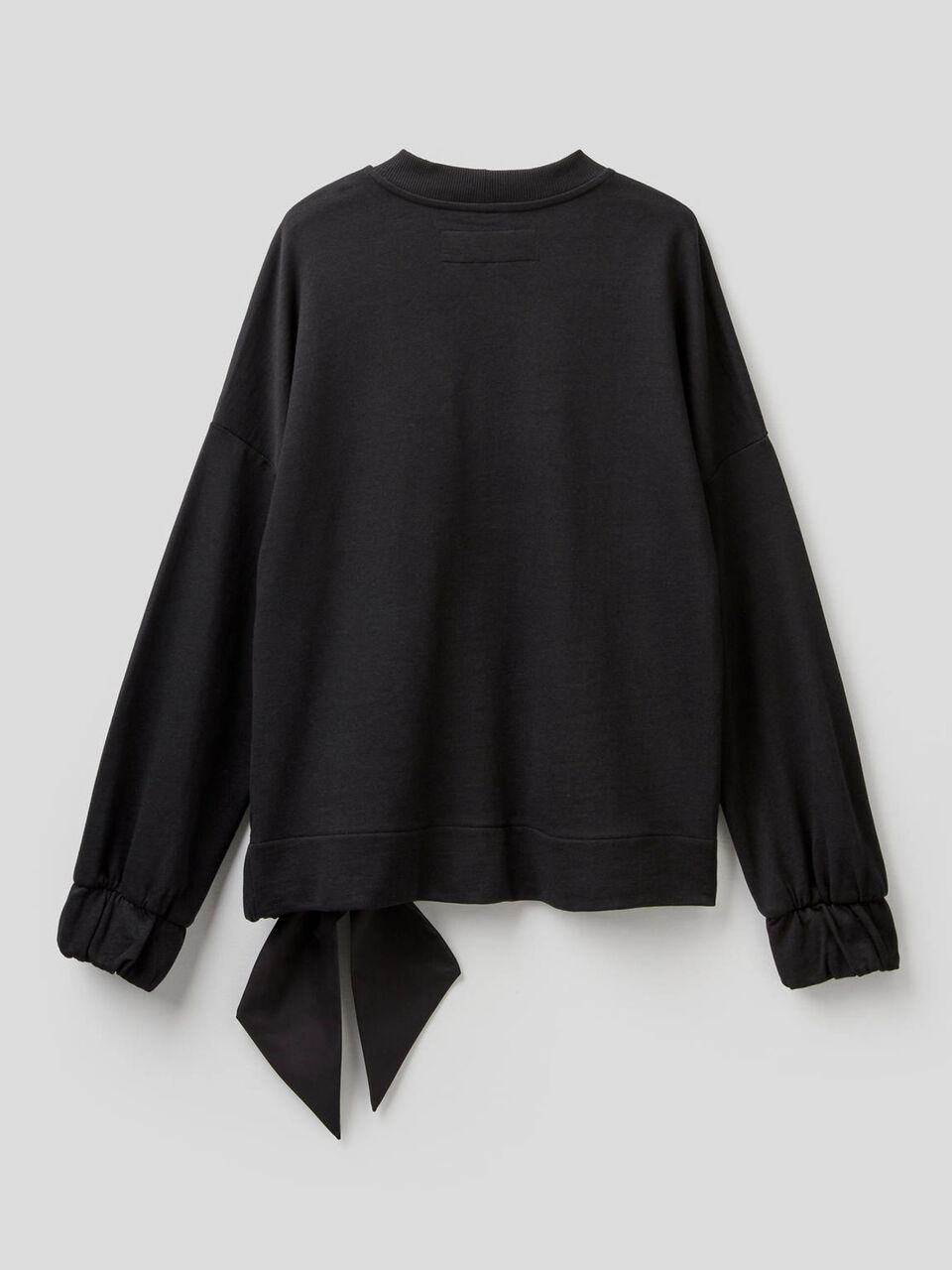 Sweat avec noeud et manches bouffantes image number 2