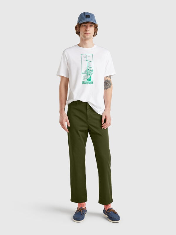 Gerade geschnittene Chinohose Herren