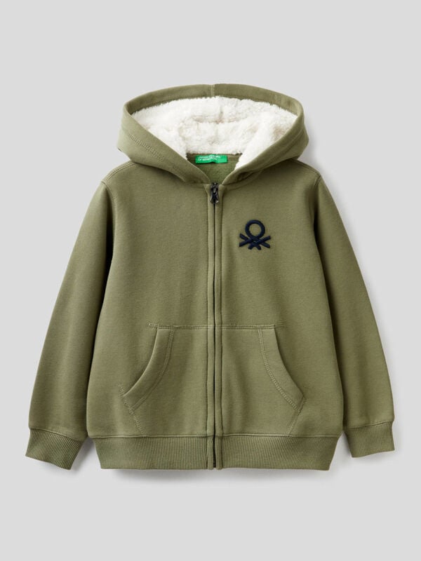 Sweatshirt mit Reißverschluss und Kapuze Jungen