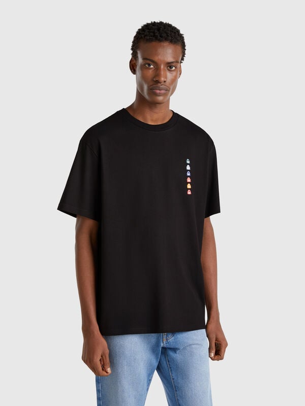 T-shirt oversize avec patch Homme
