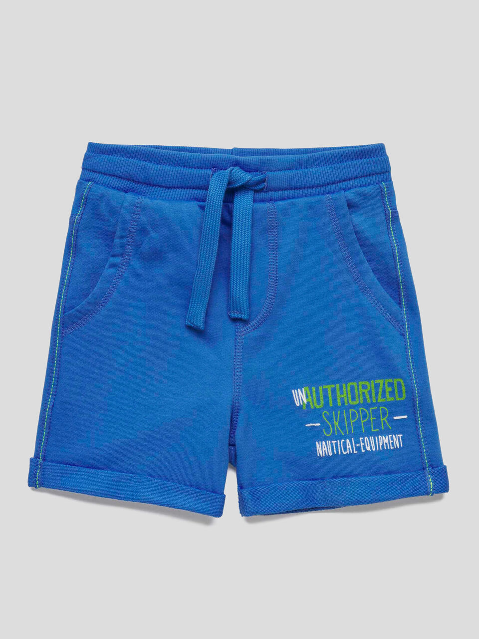 Bermuda aus Sweatstoff mit Print image number 1