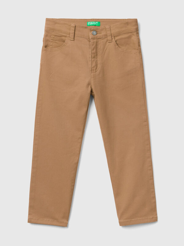 Five-pocket stretch trousers