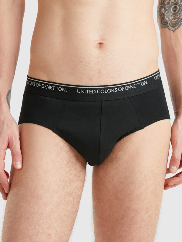 Slips aus elastischer Baumwolle Herren