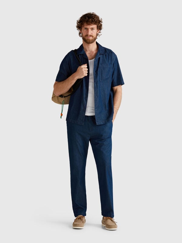 Chambray-Hose Herren
