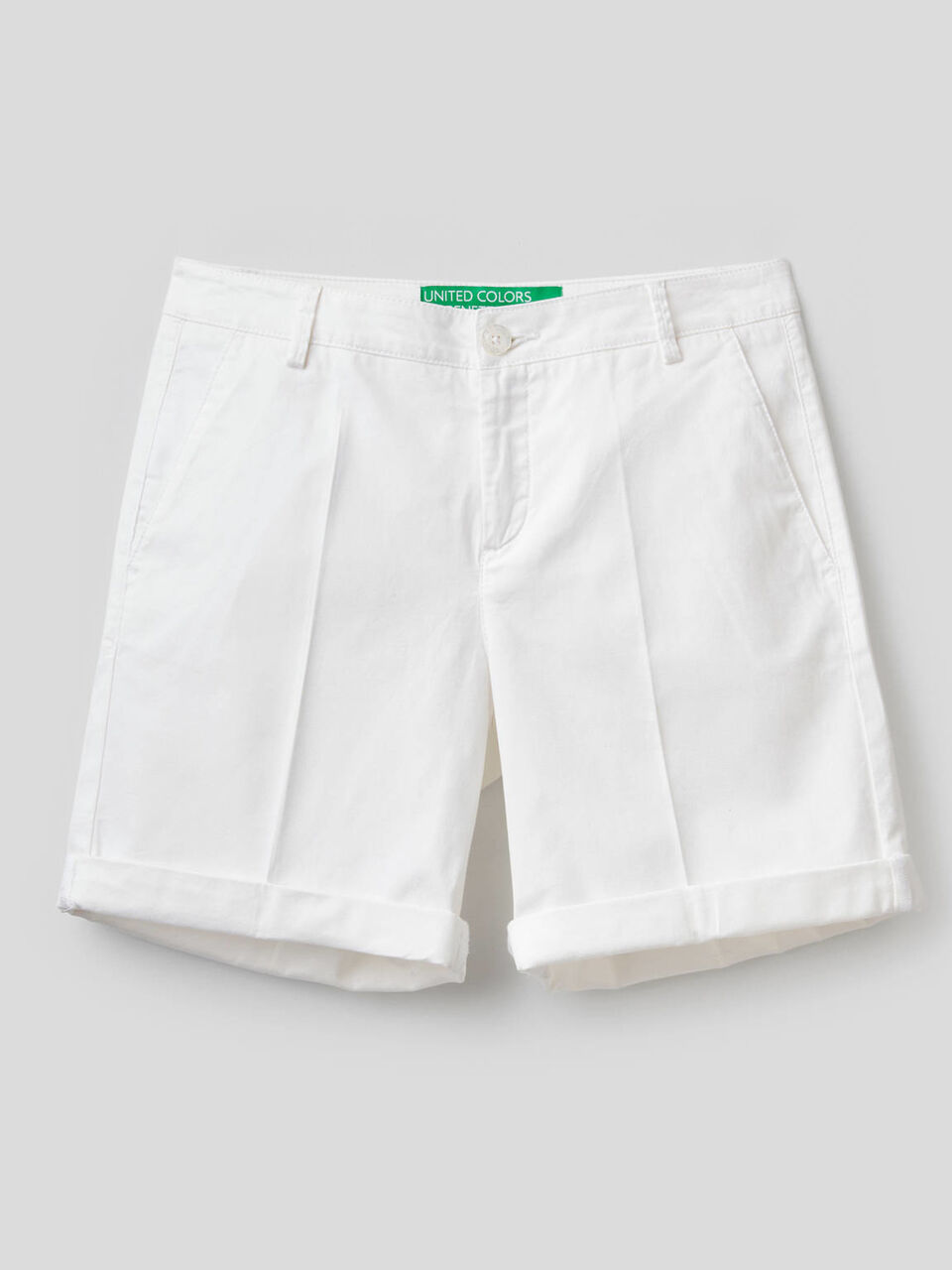 Bermudas in stretch cotton image number 1
