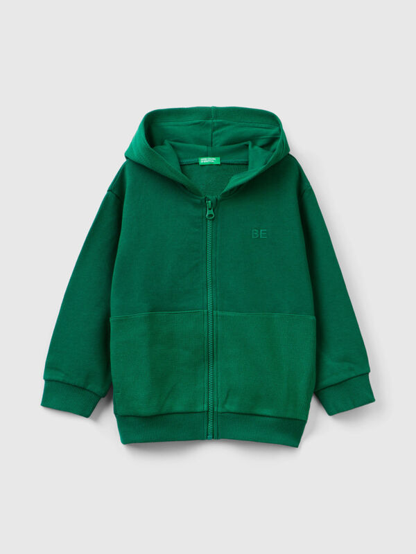 Sweat zippé avec poches