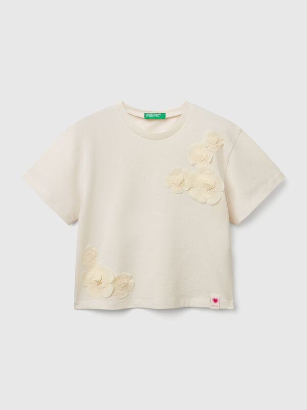 T-Shirt mit Applikationen Mädchen