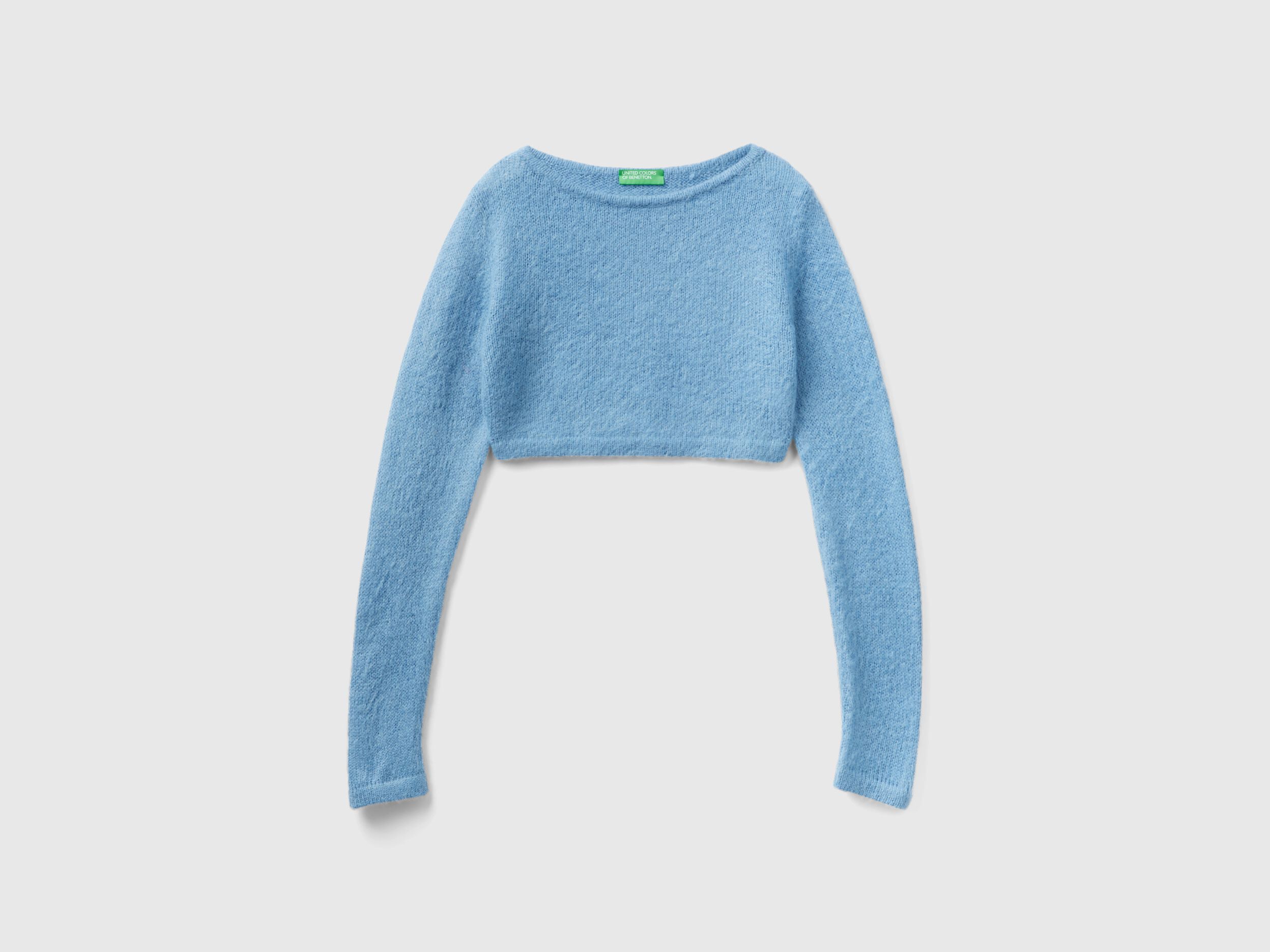 Baby blue cropped discount jumper