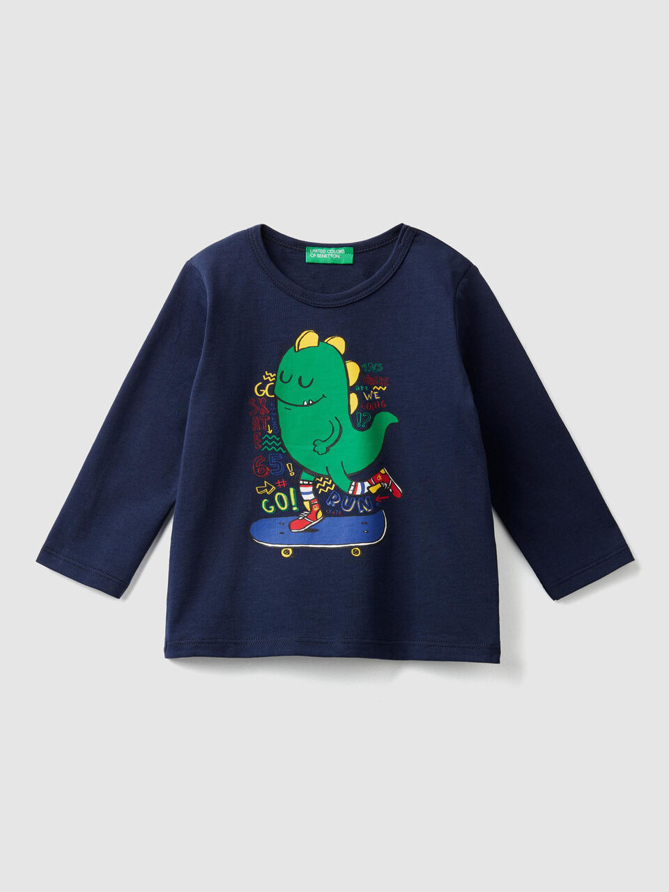 T-Shirt mit Rundausschnitt und Print image number 1