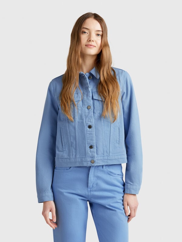 Veste en jean cavalier Femme