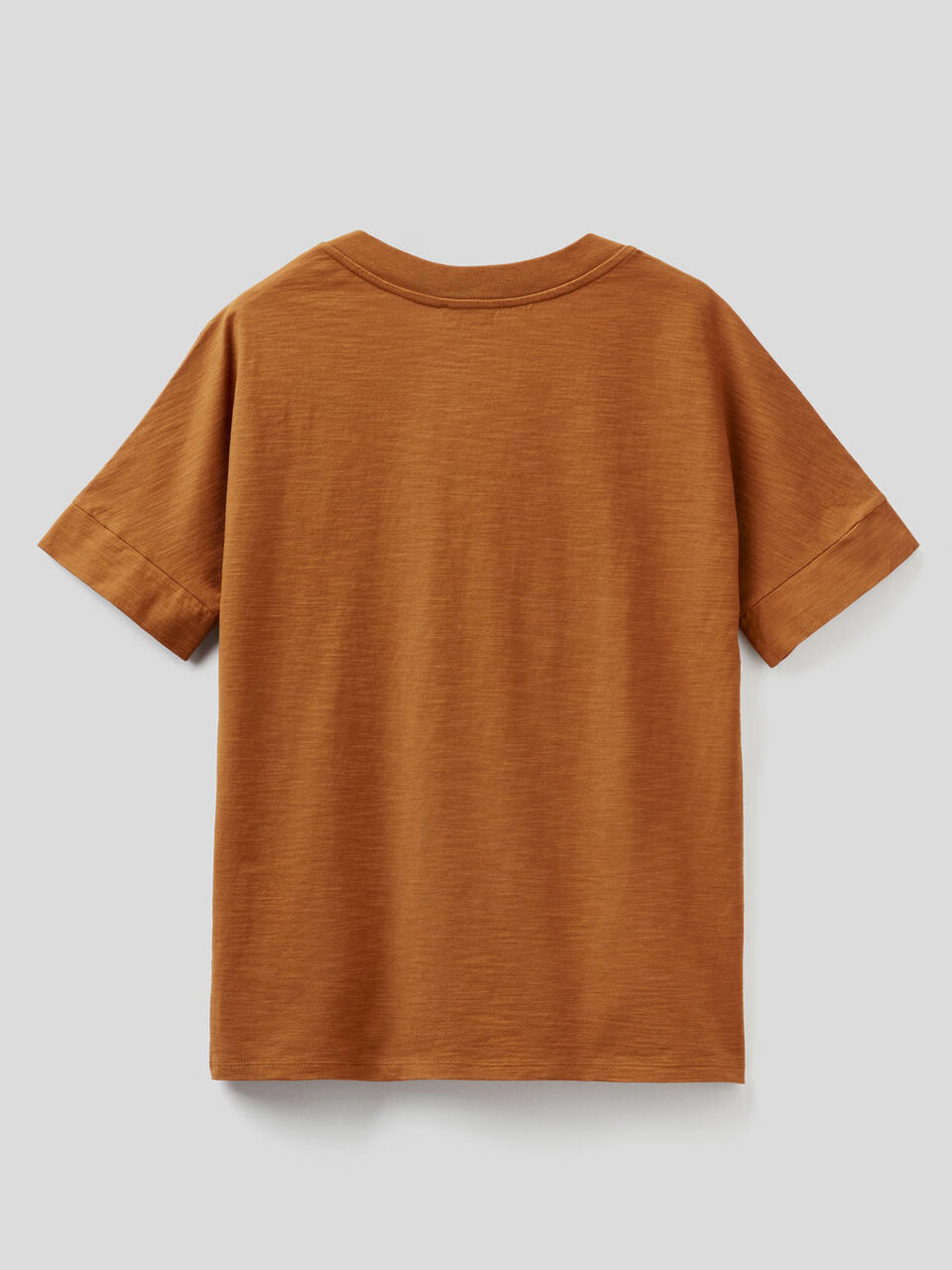 T-shirt avec col en V 100% coton image number 2
