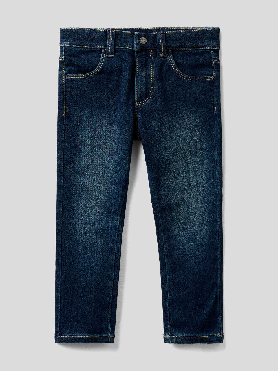 Five-pocket thermal jeans