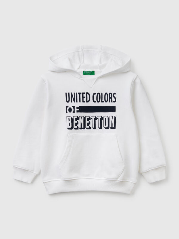 Sweat à capuche 100% coton Garçon