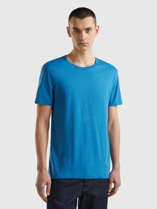 T-shirt bleu Homme
