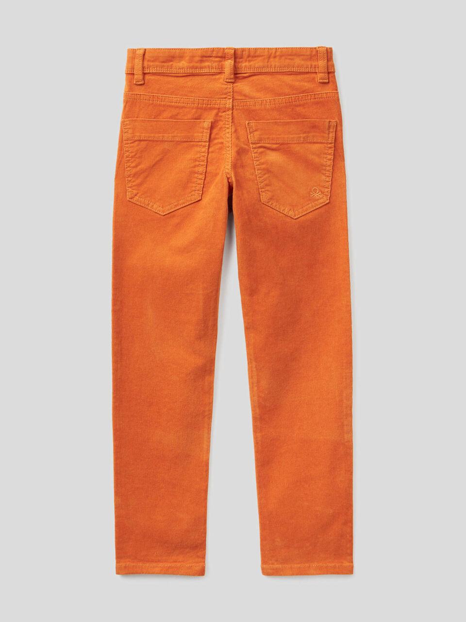 Slim-Fit-Hose aus stretchigem Samt image number 2