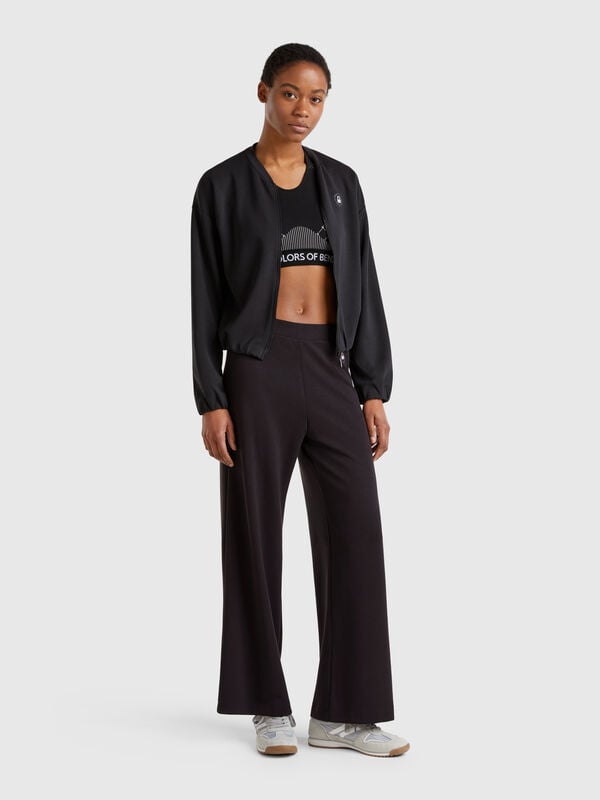 Weite Hose aus MODAL Damen