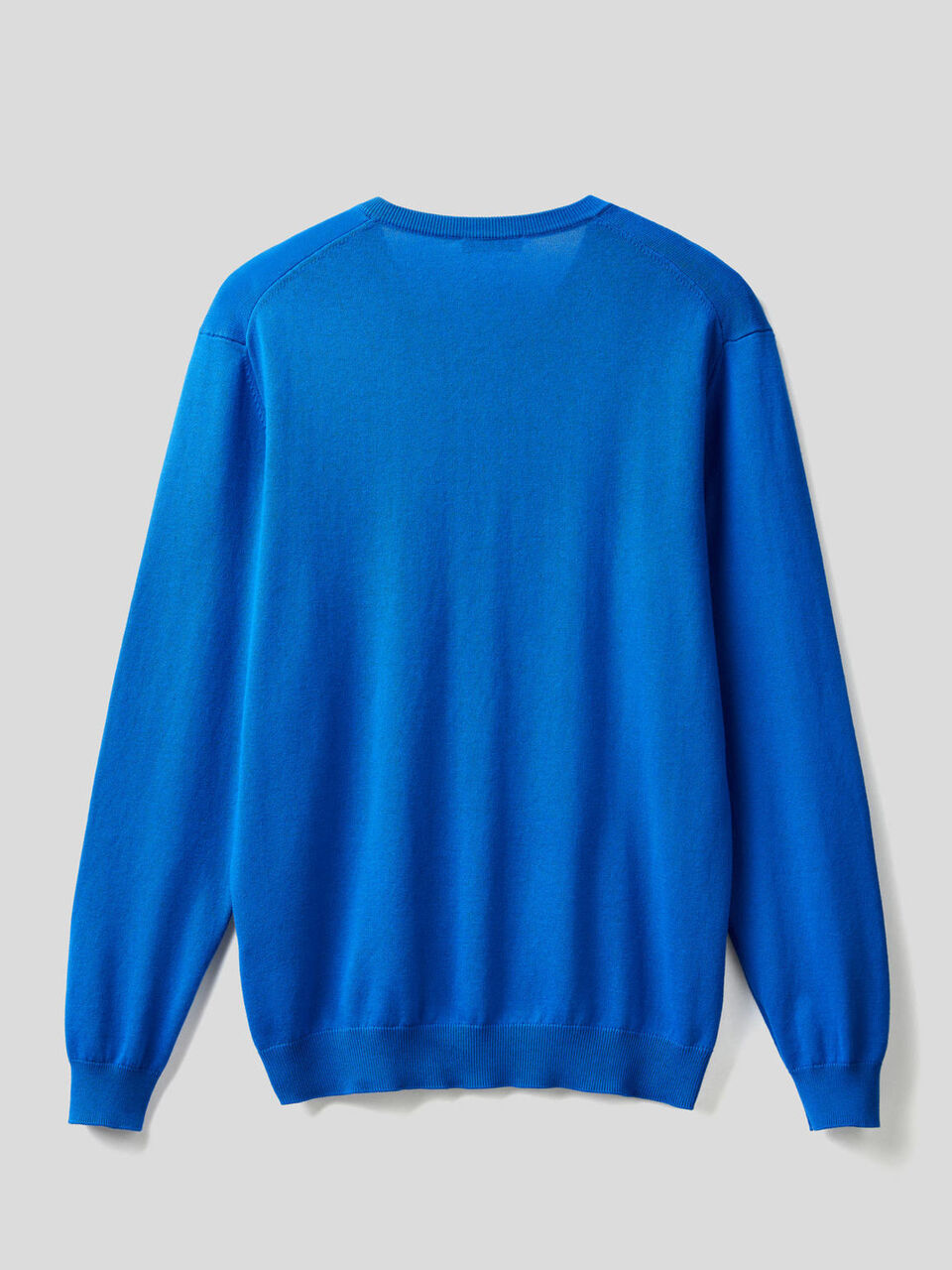 Pullover aus reiner Baumwolle mit V-Ausschnitt image number 2