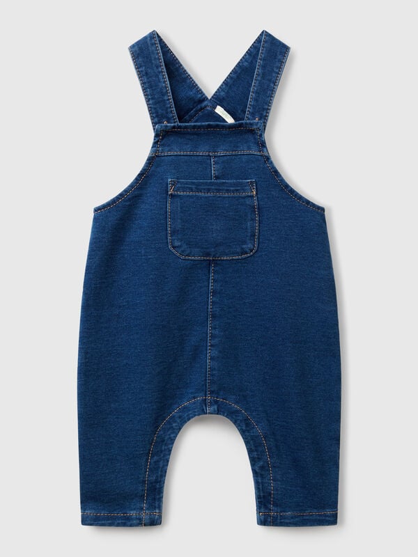 Baggy Fit Latzhose aus Denim Newborn
