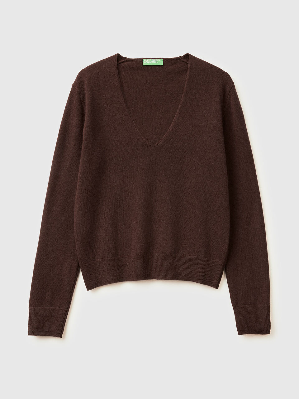 V NECK SWEATER L/S Women image number 1