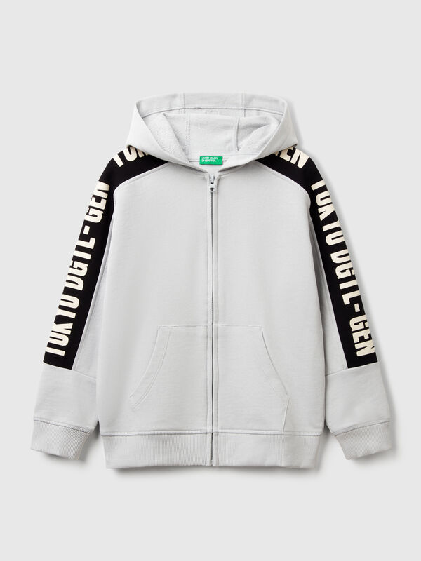 Over-Fit-Sweatshirt mit Bändern Jungen