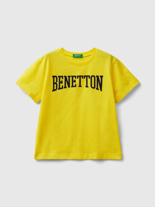 T-shirt 100 % coton à logo Garçon