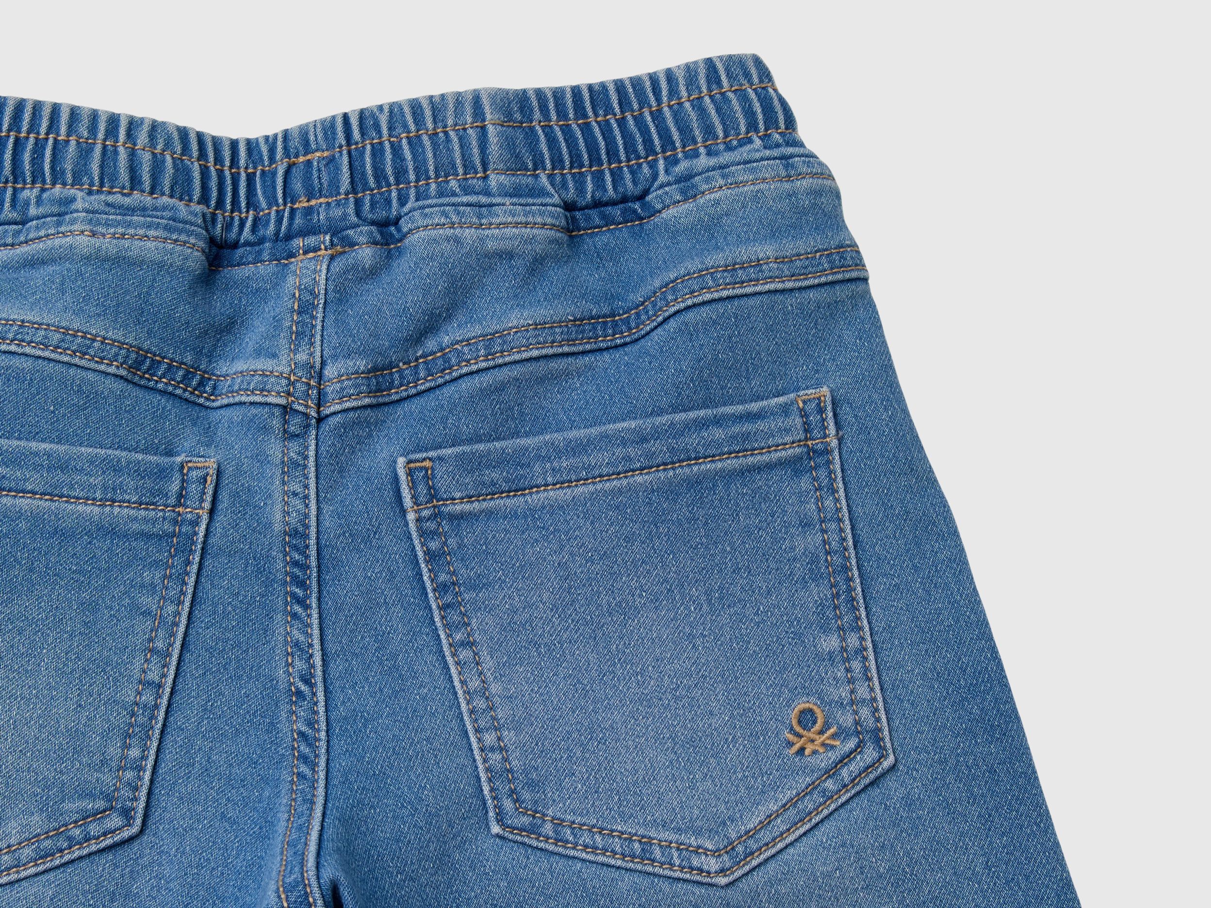 denim joggers Blue Benetton