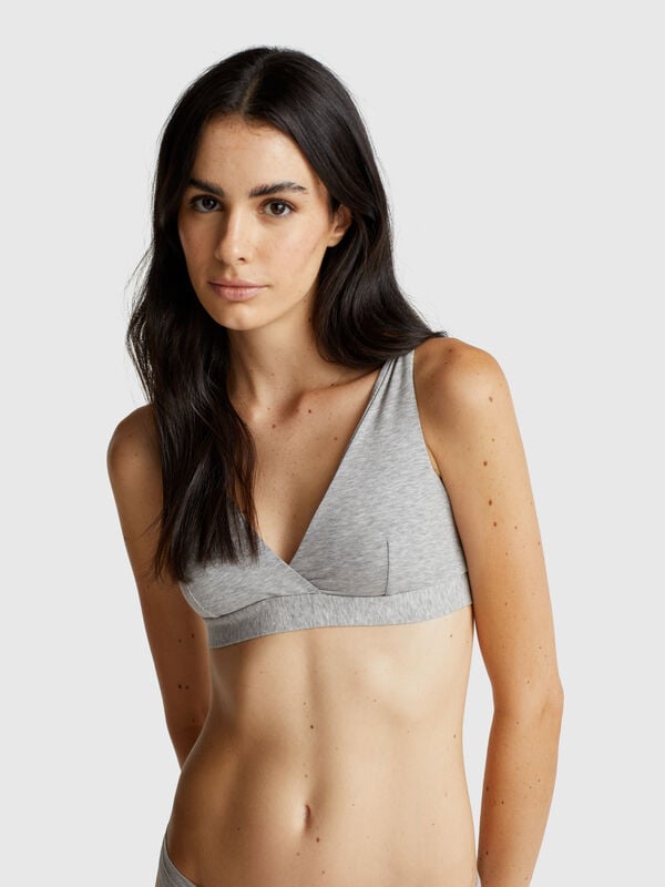 Triangel-BH aus Stretch-Baumwolle Damen