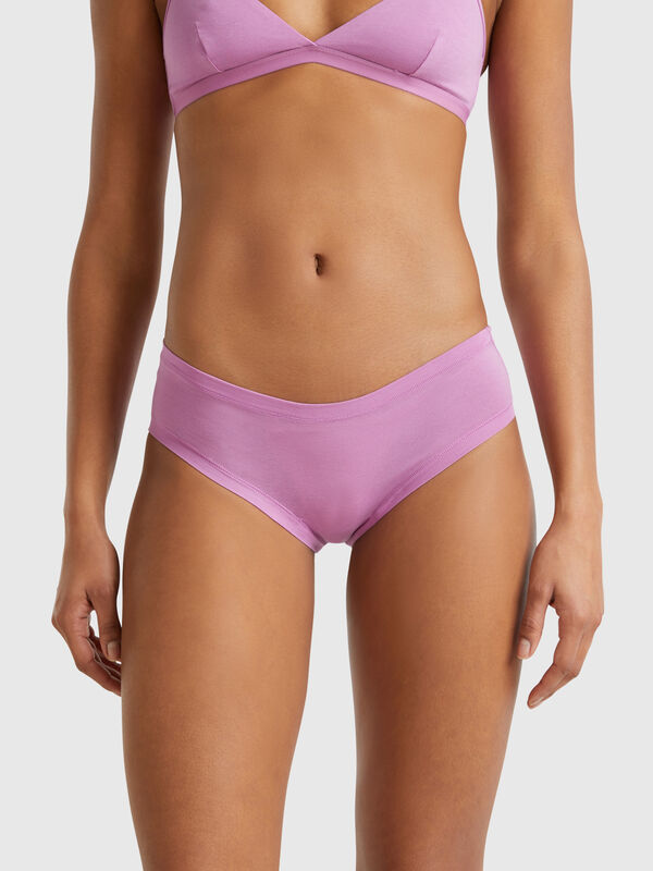 Slips mit hohem Bund aus superelastischer Baumwolle Damen