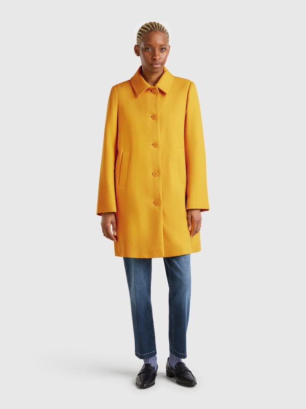 Manteau en viscose mélangée Femme